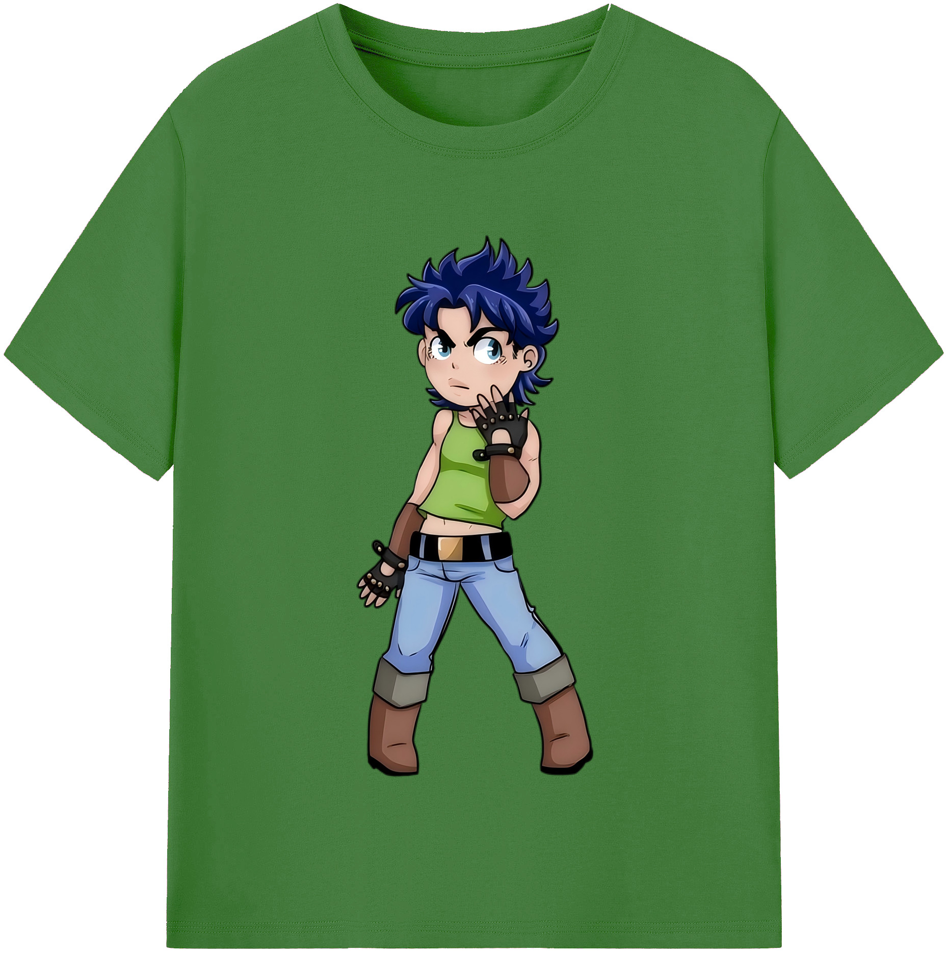 （画像用） ジョジョの奇妙な冒険 広瀨康一 JoJo's Bizarre Adventure Hirose Koichi レディースカジュアルプリントTシャツ（綿100％）